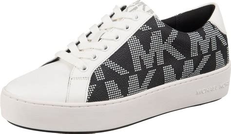 michael kors sneaker poppy schwarz aus samt|michael kors poppy lace up.